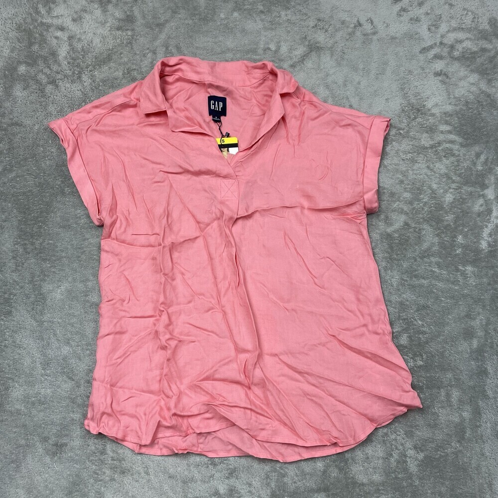 GAP Women's S Blouse Pink d1251